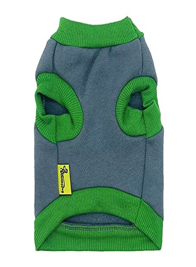 KUTKUT Drooling Small Dog & Cat Shirt, Breathable Autumn, Spring & Winter Cotton Fleece Sleeveless Shirt for Shihtzu, Mini Daschund, ToyPoodle, Papillon(Size: L,Chest Girth 45cm, Back Length 35cm) - Image 5